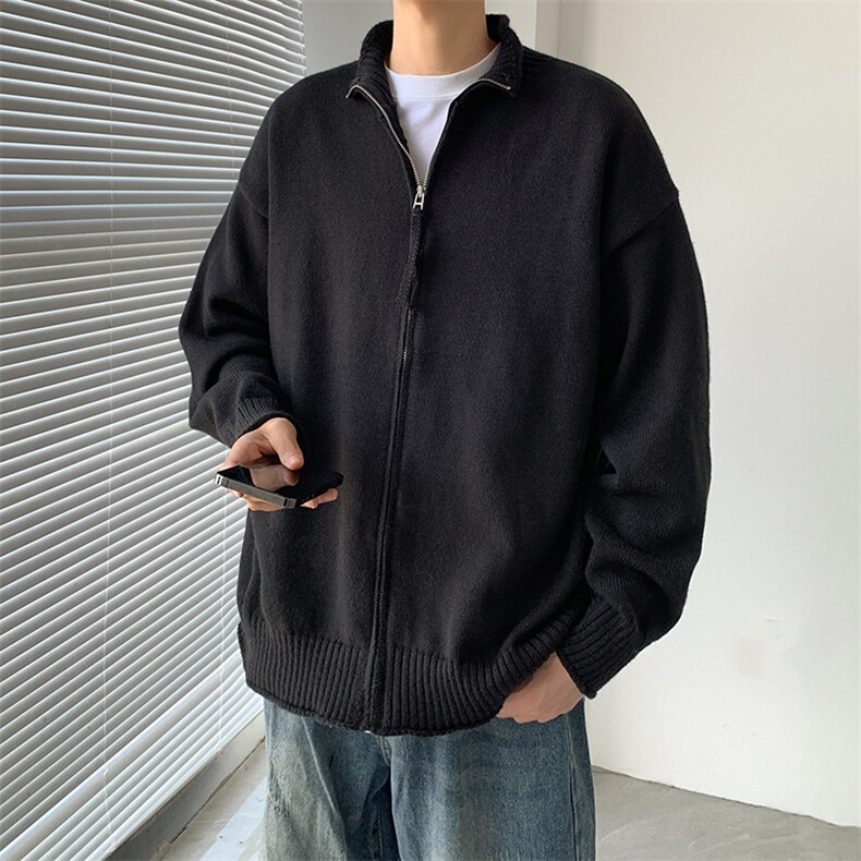 秋冬季新款开衫毛衣外套韩版宽松休闲慵懒风加厚针织衫,男装针织衫/毛衣,星座410-7