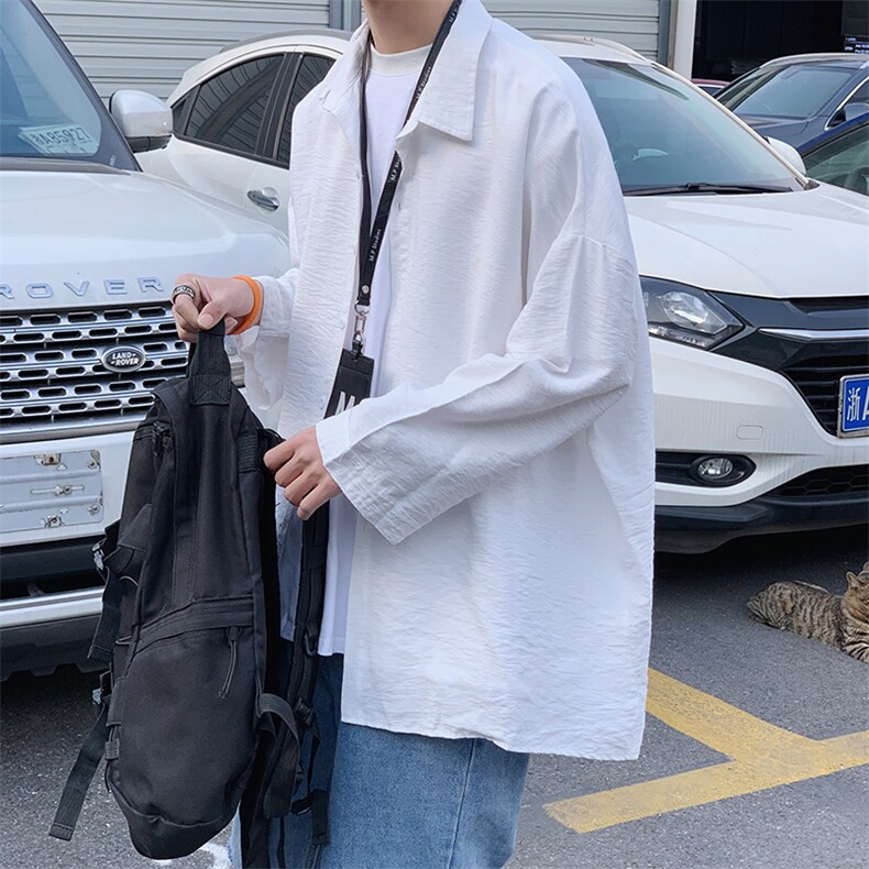 夏款男长袖薄款棉亚麻衬衫休闲纯色衬衣C215P36,男装衬衫,星座1013-1