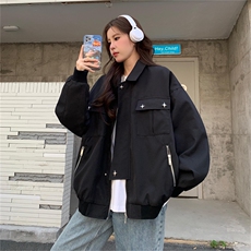 春秋新款设计美式高街外套男女宽松hiphop正肩夹克上衣C344-P90，男装夹克，星座911-2(原星座613-2）