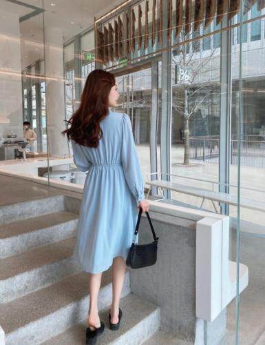 【现货】早春新款韩版雪纺连衣裙，女装连衣裙，E莎