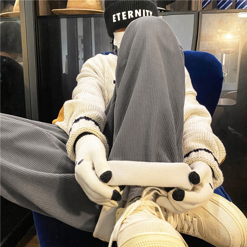 冬季新款灯芯绒加绒加厚休闲裤K5415B315P65控78,男装休闲裤,电商B315