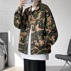 8XL-M户外工装夹克特大码新款百搭男迷彩长袖夹克外套JK1311P68，男装夹克，电商D206-1