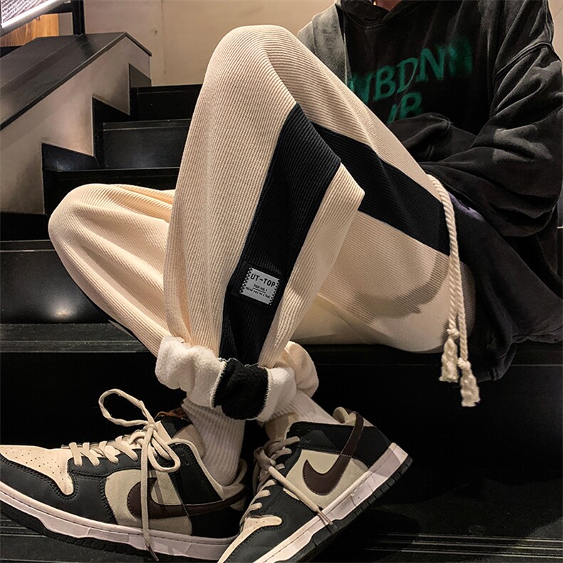 7欧棉绒雪尼尔加绒休闲裤港风束脚长裤XZ102A-2-K2216-P60,男装卫衣,星座211-1