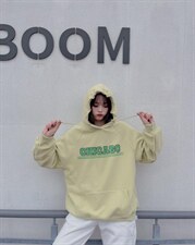 2021年秋冬新款加绒加厚休闲卫衣，女装卫衣/绒衫，咖啡色