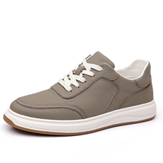 X4435-175头层牛皮男士休闲皮鞋男款小白鞋板鞋男，男鞋皮鞋，星座1407-3