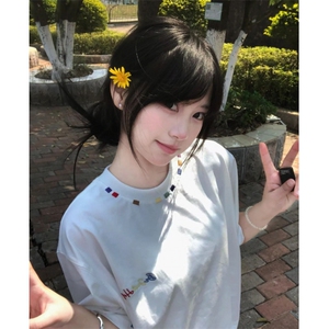 T恤男女短袖刺绣2025夏季体恤BT001-P30图片