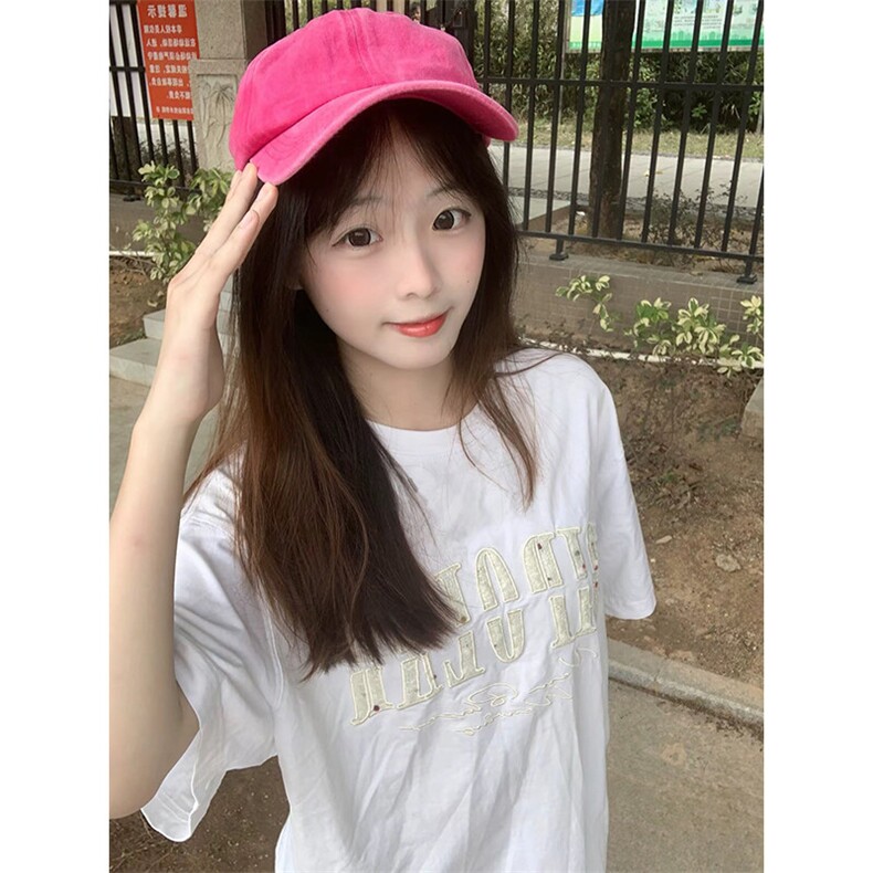 万针全刺绣工艺抖音得物高品质260克重磅纯棉双纱美式高街短袖T恤,男装T恤,电商A486