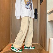 灯芯绒裤子男夏季直筒宽松日系ins潮牌休闲裤E100P35，男装休闲裤，星座1116-2