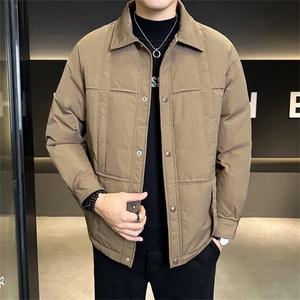 标90白鸭绒 店主风高级感翻领轻奢休闲羽绒服外套M629-P285图片