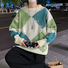 男秋冬季新款潮韩版百搭情侣毛衣针织衫外套GM28P42，男装针织衫/毛衣，星座1116-2