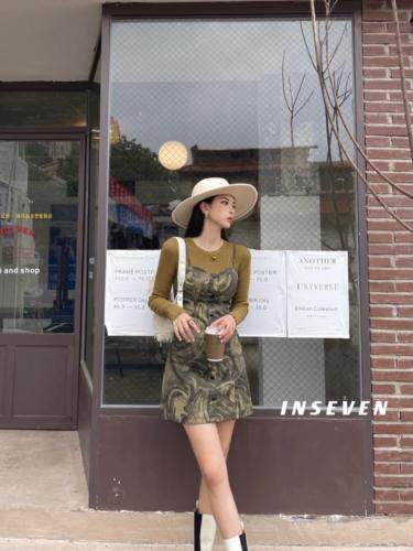 秋季新款吊带裙，女装背心吊带，INSEVEN