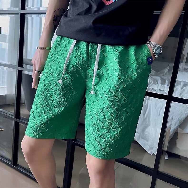 夏装休闲短裤男潮牌ins宽松休闲潮流百搭韩版五分裤BD031/P35,男装牛仔裤,星座506