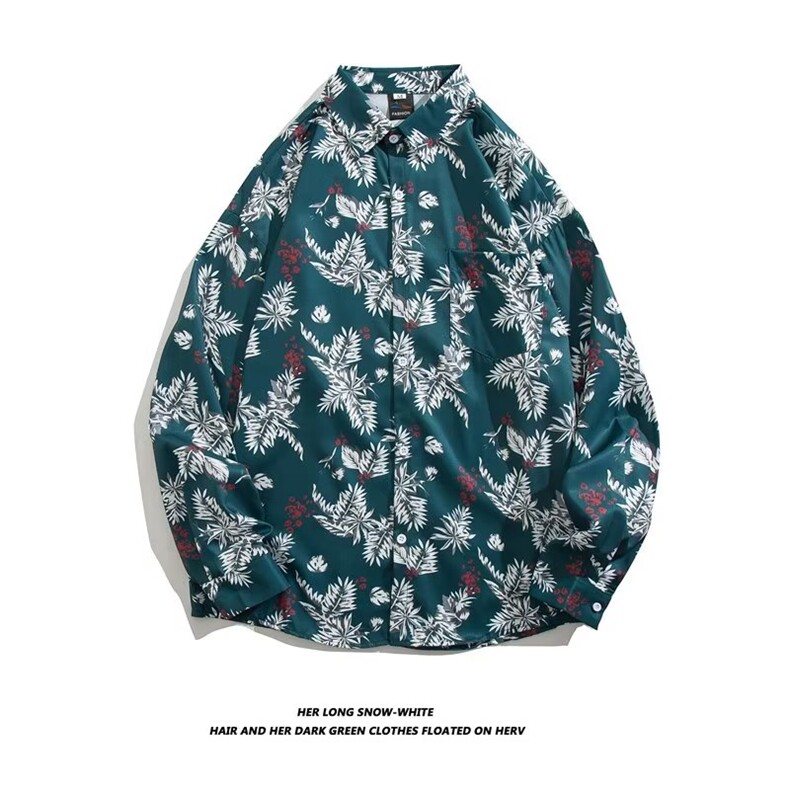 长袖衬衫男港风日系韩版潮流帅气衬衣C2251P28,男装衬衫,星座1116-2