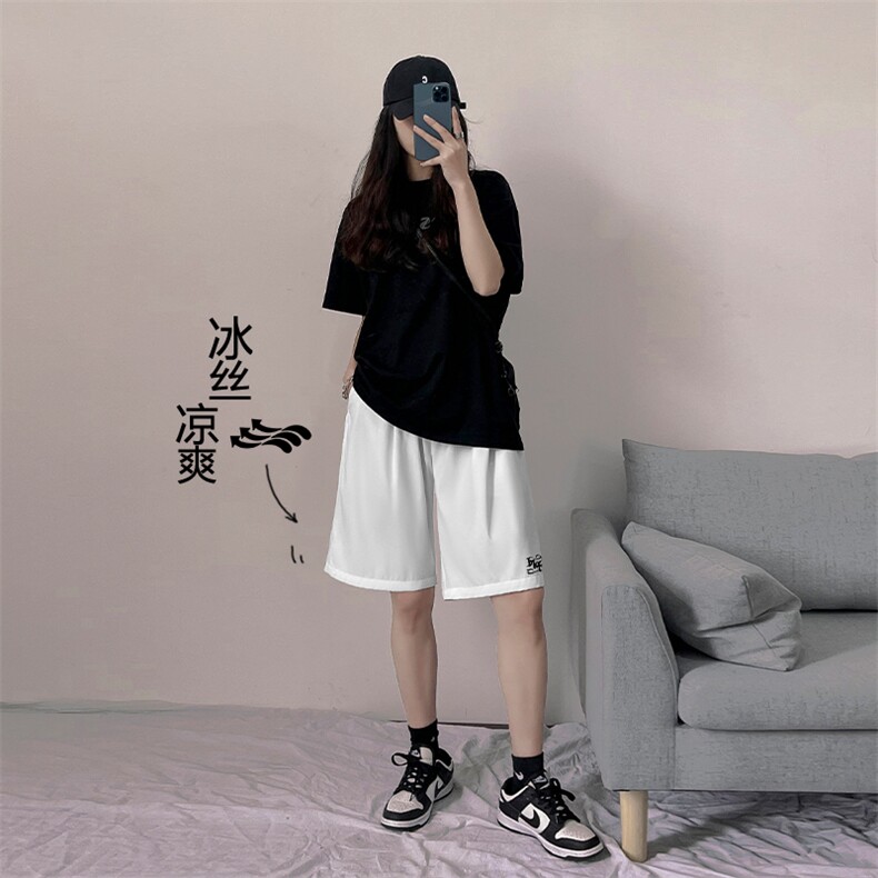 夏季中性五分裤薄款宽松潮牌裤休闲百搭运动裤子DK508-特批-18图片