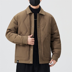 口罩风新标90白鸭绒 2025潮流时尚拼接羽绒服男YR6062-P200图片