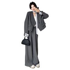 新品面料已下小西装两件套送飘带2C032321P185K258，女装套装/套裙，2C032