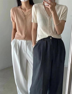 针织小衫图片