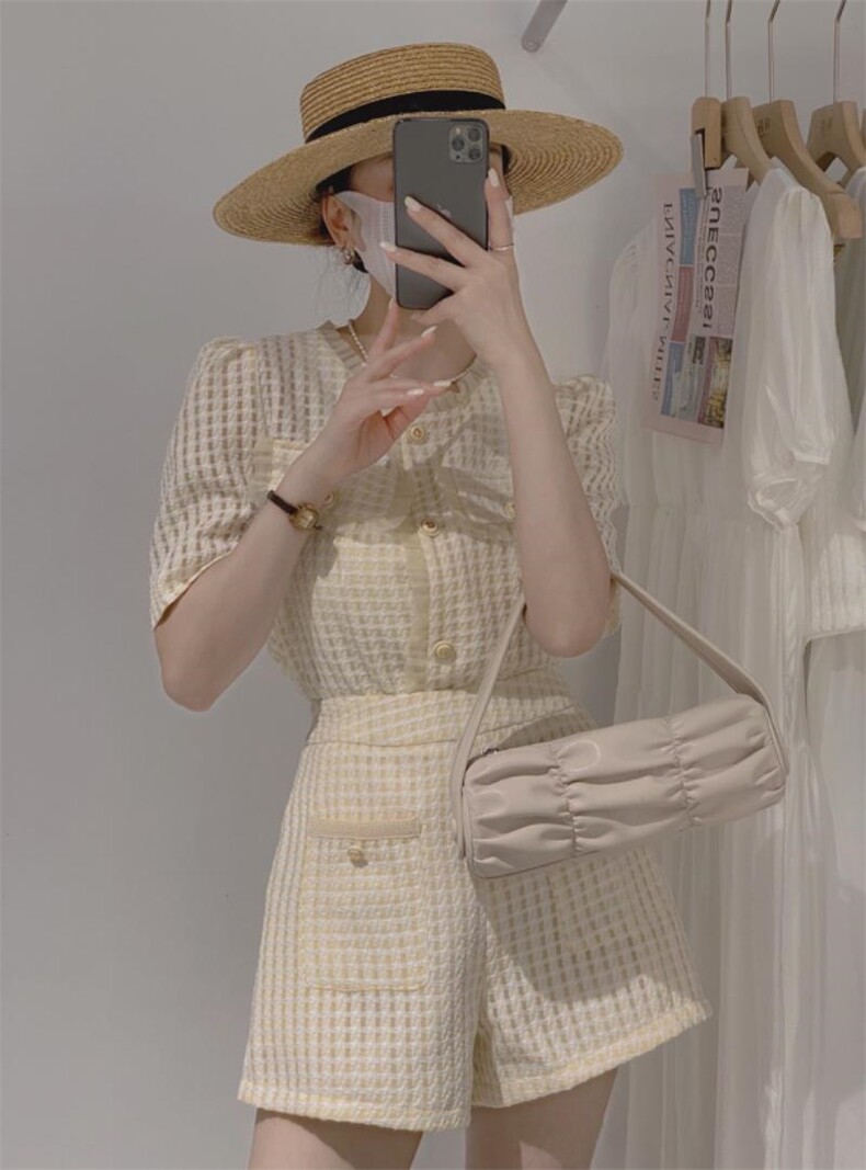 订制工艺面料小香套装，女装职业装，驿谷