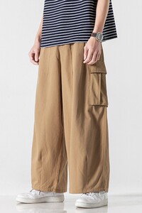 夏 大码中性男女日系工装裤港风宽松休闲裤直通阔腿裤潮 K162/P65图片