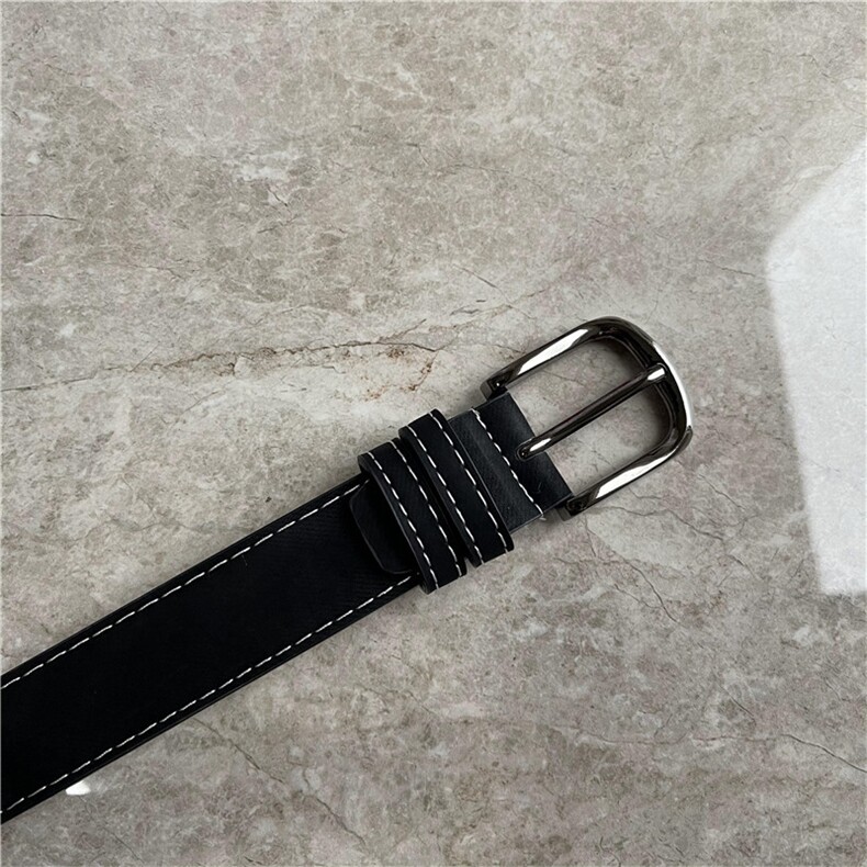 皮带110cm黑棕灰三色高质量DB50P12，腰带/腰封，星座1116-2