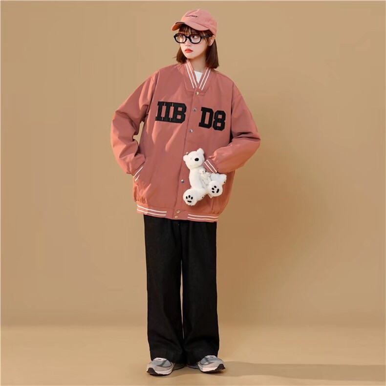 2025春季新品男夹克外套棒球服情侣款时尚棒球服港风宽松上衣男女,男装夹克,星座1210-1