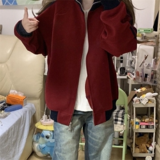 抖音得物高品质美式高街重磅结构设计拼接织带立领卫衣外套CM42，男装卫衣，电商A486