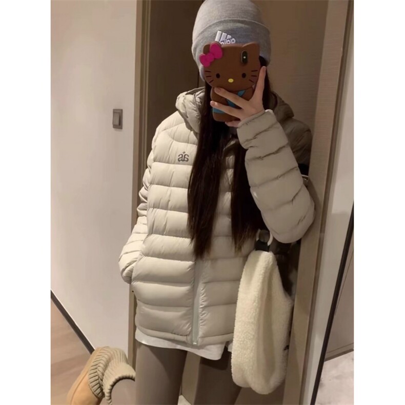 排骨羽绒棉服女轻薄款短款连帽2025秋冬新款韩系情侣保暖外套,男装棉衣,星座506A