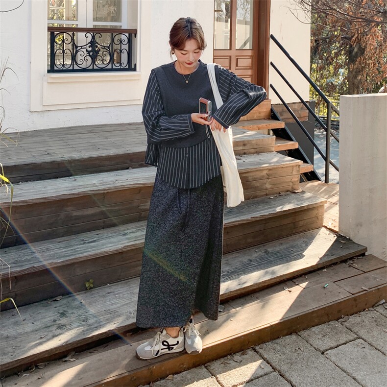 套装+条纹衬衫两件套103-F0105-P165-K268，女装套装/套裙，浙宝103（原192）