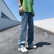 流行港风新款潮流夏季潮牌休闲牛仔裤男日常NK5141-P58，男装牛仔裤，星座1109-3