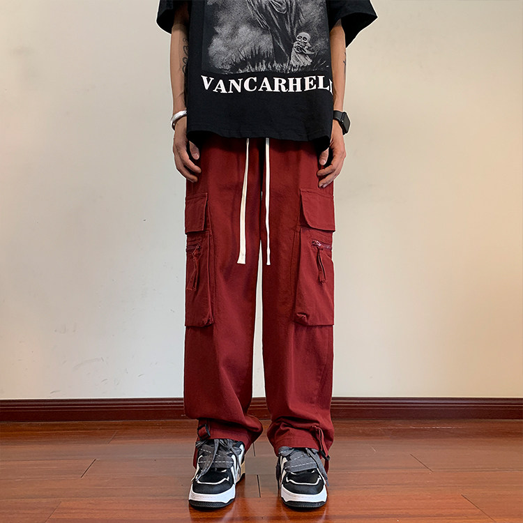 2025春夏新款多口袋美式工装长裤休闲裤1611B-K03-P58,男装工装外套,星座1611B