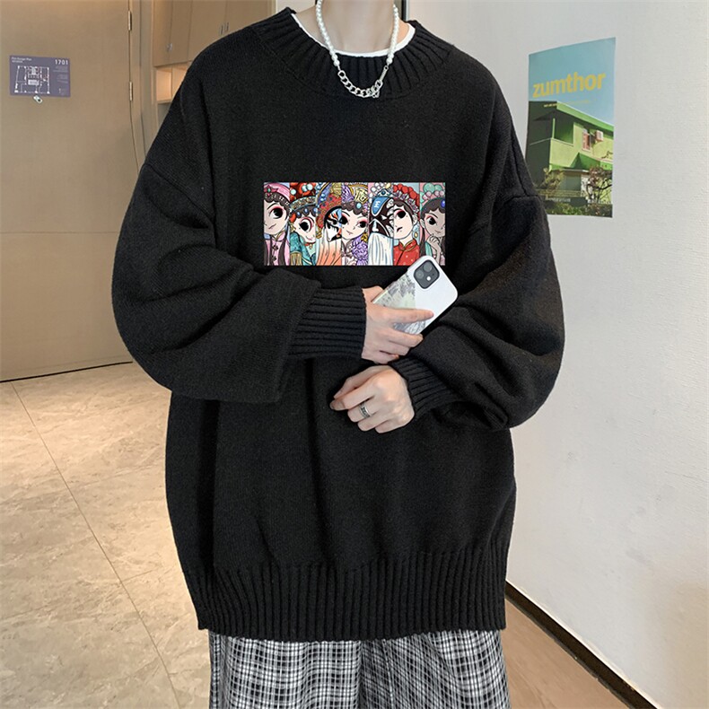 半高领毛衣男士大码针织衫男毛线衣男M18250-P45加绒款-P65,男装针织衫/毛衣,电商A040