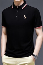 polo衫短袖男夏季潮牌2023新款半袖上衣宽松翻领t恤男，男装T恤，电商B212（原钱塘6029）