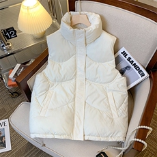 秋冬棉马甲女短款新款韩版宽松立领坎肩背心马夹棉服C327-P65，男装背心/马甲，星座911-2(原星座613-2）