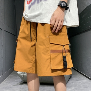 2024新款工装短裤男潮牌ins休闲裤宽松大码中裤五分裤D0613-P40,日常秀和服男穿搭图片
