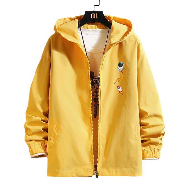 JK65165-P45连帽夹克男大码胖子棒球服上衣外套砖墙挂拍,男装夹克,电商A040A