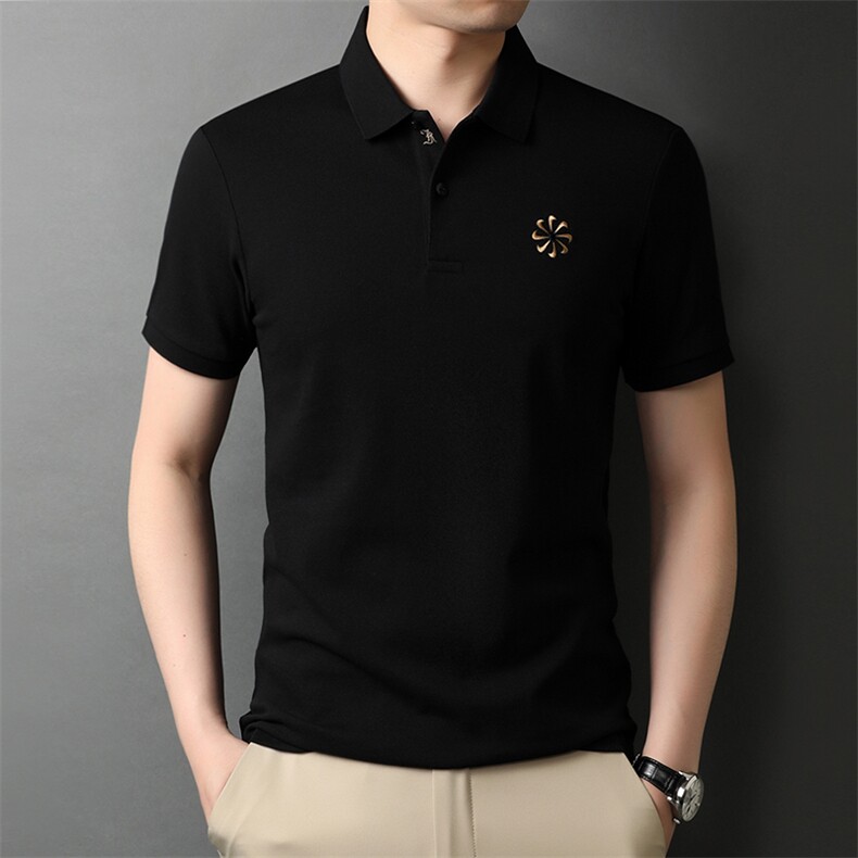 POLO衫男士短袖t恤翻领2023夏季新款潮牌休闲商务男装上衣，男装T恤，电商B212（原钱塘6029）