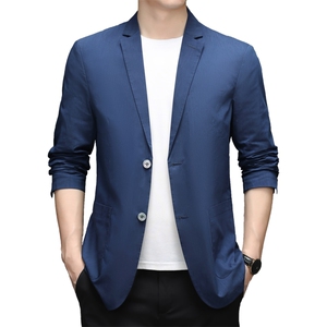 BEA6628803钱塘2020-2春秋新款中年男士商务休闲简约西服货稳P198图片