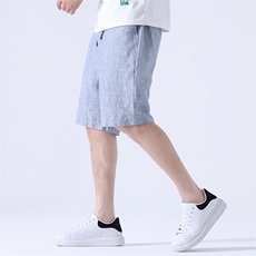 BB3833夏季男装宽松薄款亚麻休闲裤直筒运动修身五分裤短裤，男装休闲裤，电商B212（原钱塘6029）