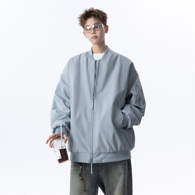 XZ809A/XS21/特P65/控108  25春 美式复古飞行夹克潮棒球服图片
