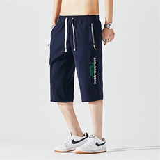 2025夏季新款男士七分裤时尚休闲马裤潮流男裤子KZ1077-P28，男装休闲裤，星座217-4