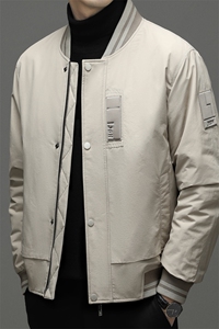 男士立领羽绒服冬季2023年新款中青年商务休闲厚款保暖鸭绒外套图片