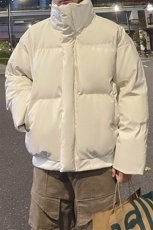 冬季外景新款面包服男潮宽松保暖棉衣学院风立领外套MF11883/P120，男装棉衣，电商B316