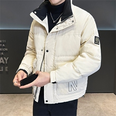 2025冬季店主风高品质标85白鸭绒休闲印花羽绒服男23893-P260，男装羽绒服，电商A413