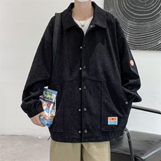 2024春秋季华夫格外套男新款夹克宽松ins潮牌休闲上衣W6937-P71，男装夹克，星座512-2