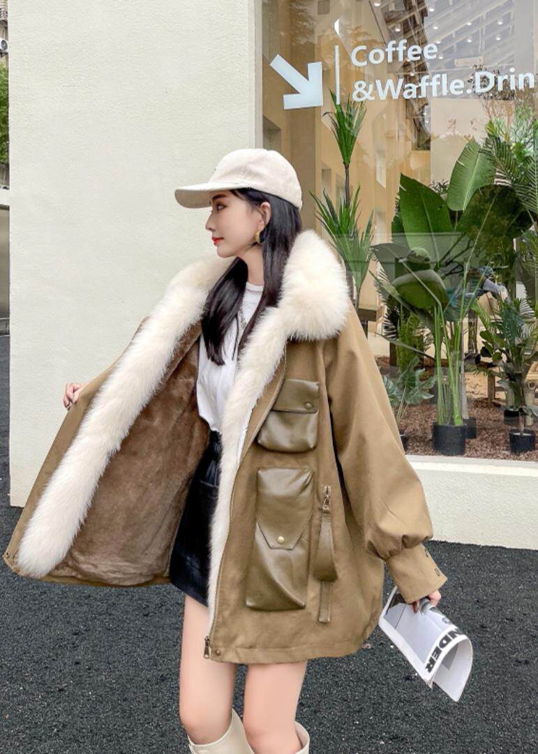 冬装狐狸毛派克服，其它，贻思茗