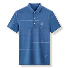 中青年夏季2022薄款男士短袖POLO衫透气时髦商务潮流半袖上衣P50，男装Polo衫，星座1105-3