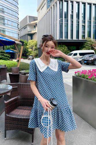 牛仔刺绣连衣裙,女装连衣裙,衣香丽舍