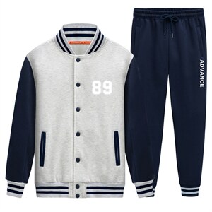 2025秋季新款棒球服套装学生潮流班服XZ102A-4-8674-P95图片