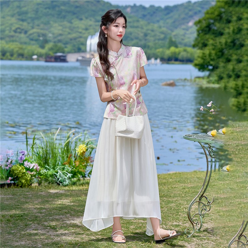 2026年夏季时尚潮流两件套女,女装套装/套裙,衣布洛