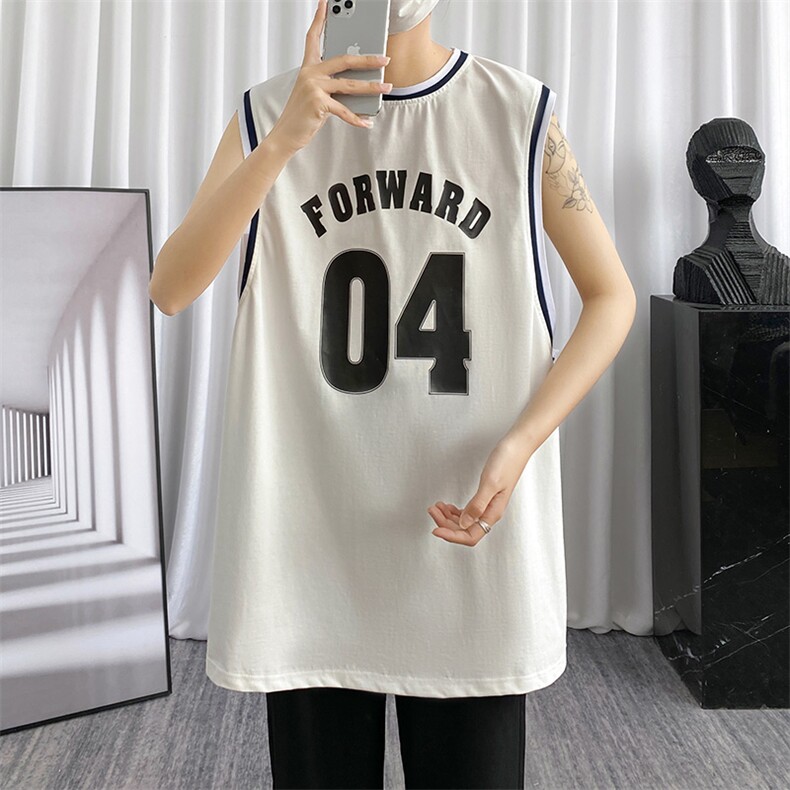 短句敏电商A088-BX5028-TP25100夏款宽松无袖T恤控42，男装T恤，电商A088